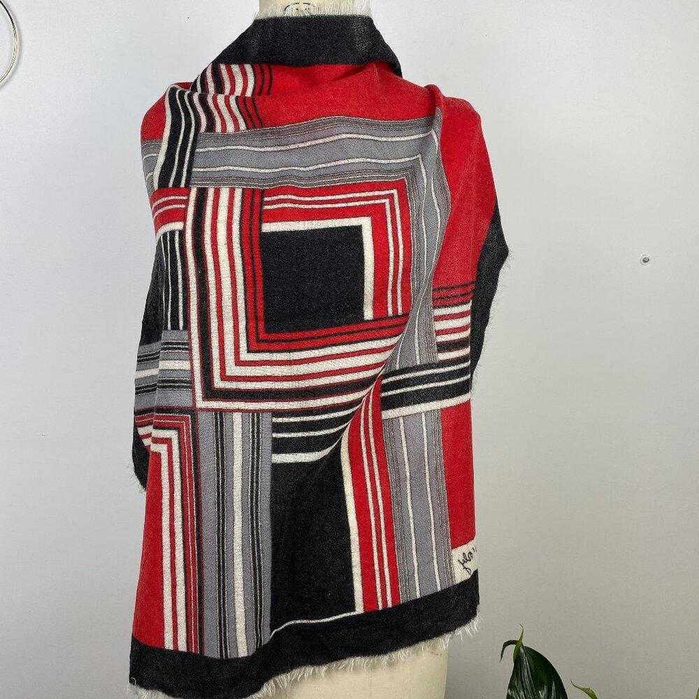 Vintage Jean d'Orly Modernist Scarf